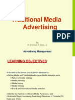 Module 6 - Traditional Media Advertising
