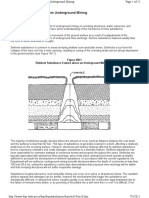 Potential Impacts From Underground Mining