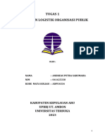 T. 1 Manajemen Logistik Organisasi Publik Andreas Putra Sarumaha 041425338