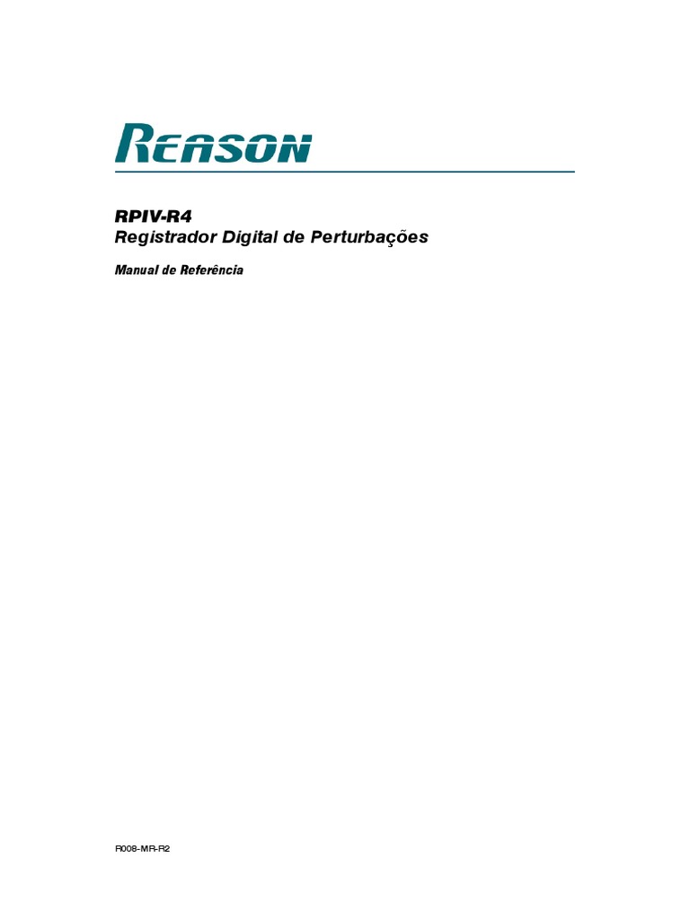 Rpiv-R4: Registrador Digital de Perturbações | PDF