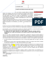 CS10 - Caso 7 - Nueva Planta de Producción de Zinc