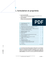 j2200 Mousses. Formation, Formulation Et Propriétés