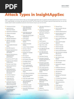 Rapid7 Insightappsec Appspider Attack Types Datasheet2