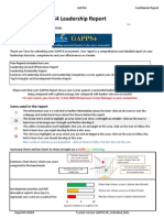 GAPPS4 Leadership Assessment Report Example