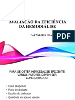 Avaliação Da Eficiência Da Hemodiálise