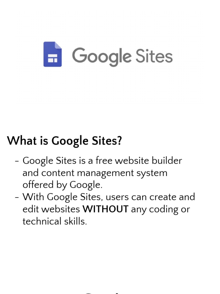 Google Sites Guide for Beginners | PDF | Hyperlink | Page Layout