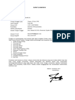 Format Surat Lamaran Tenaga Non Asn Rsud Ciracas 2022