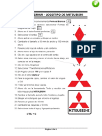 Clase 08 de Corel Draw Logo de Mitsubishi OK