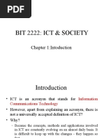 Chapter 1 Introduction To ICT and Society