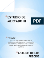 Estudio de Mercado III