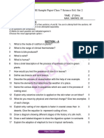 CBSE Sample Paper Class 7 Science SA1 Set 2
