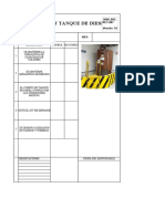 CHECK LIST TANQUE DE DIESEL