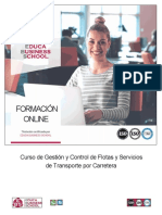 Curso Gestion Control Flotas Servicios Transporte Carretera