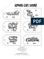 Chirstmas Gift Tags