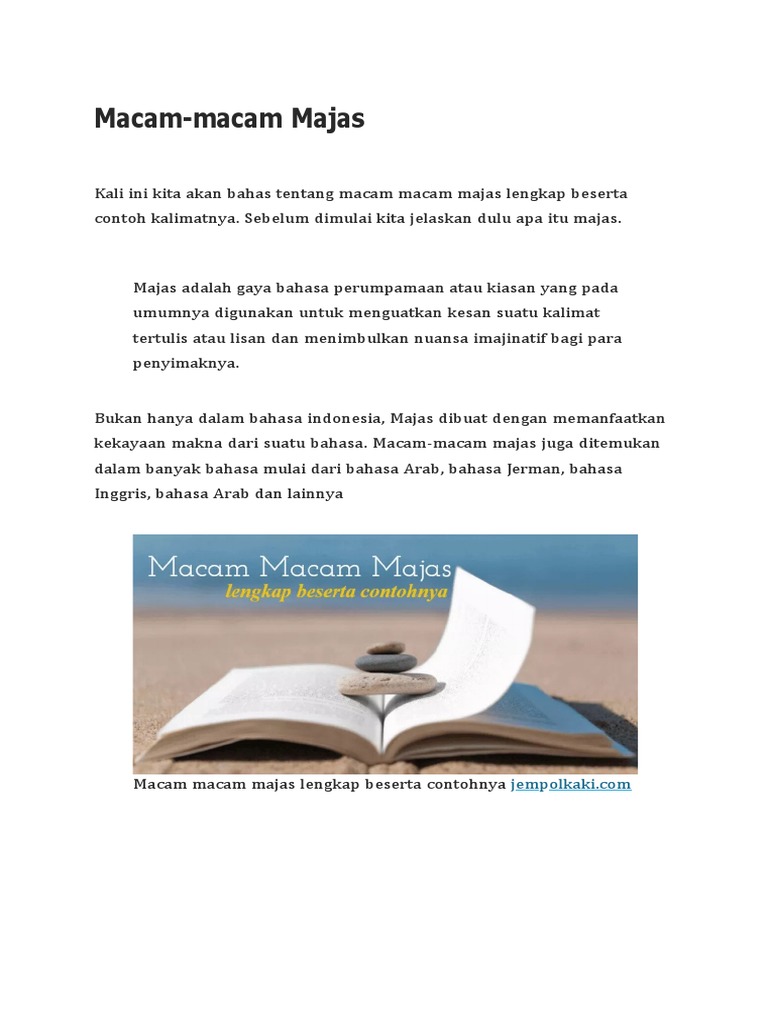 Macam macam majas pdf