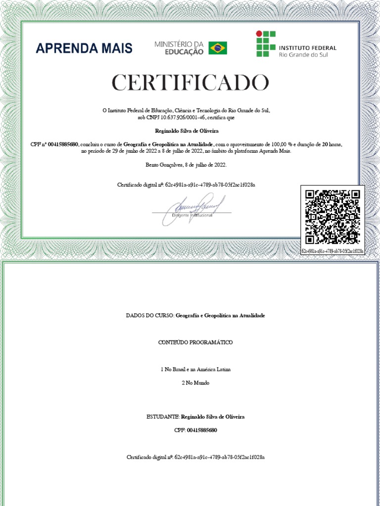 Certificado digital na atualidade