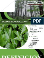 Evapotranspiracion - Grupo 1 - Hidrologia