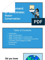 GROUP#11 - Environmental Awareness Water Conservation