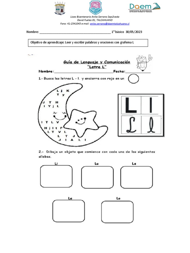 Letra L - 1 | PDF | Ciencias sociales | Artes del lenguaje y disciplina