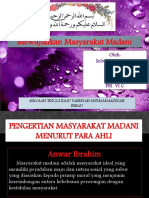 Mewujudkan Masyarakat Madani: Oleh: Selvia Novita Sari & Tri Astuti Pbi Vi C