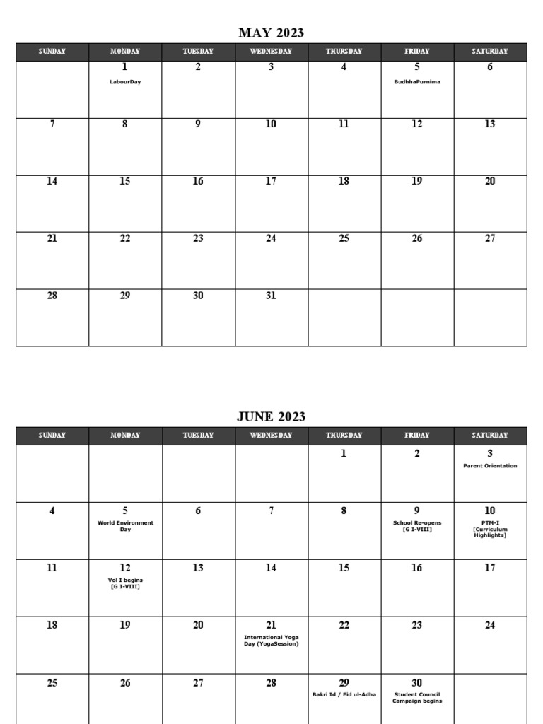 Annual Academic Planner 202324 PDF Traditions Religious Holidays