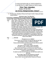 Lit. Kenaikan Yesus Kristus (Timor) Kamis 18 Mei 2023