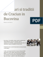 Obiceiuri Si Traditii de Craciun in Bucovina