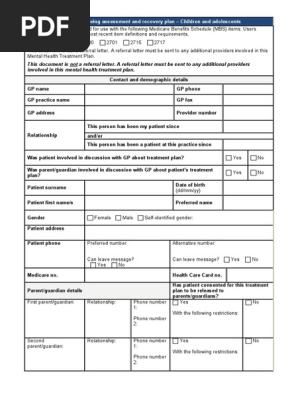 Patient-wellbeing-assessment-and-recovery-plan_Children-and-adolescents