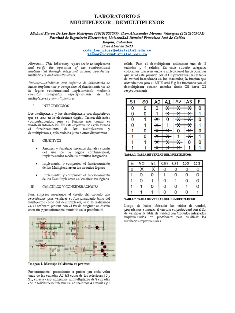 Lab 5 Digitales | PDF | Electrónica | Diseño electronico