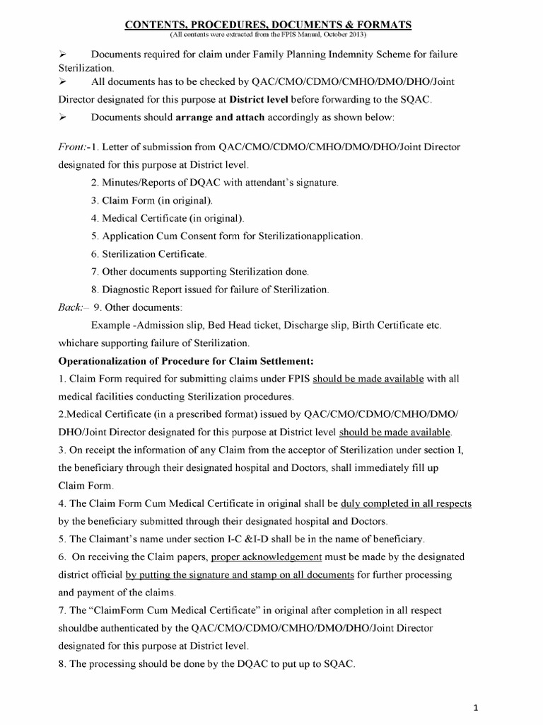 Family Planning Manual Indemnity Scheme PDF Family Planning Human