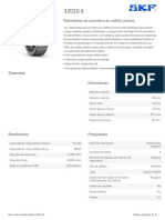 SKF 32010 X Specification