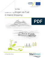 Perspectives For The Use of Hydrogen As Fuel in Inland Shipping