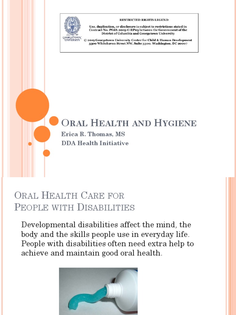 Oral Health and Hygiene PDF