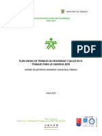 Plan Anual Seguridad Salud Trabajo 2023