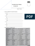 Examen de RV de 3 Grado