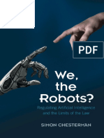 Simon Chesterman - We, The Robots - Regulating Artificial Intelligence and The Limits of The Law (2021, Cambridge University Press) - Libgen - Li