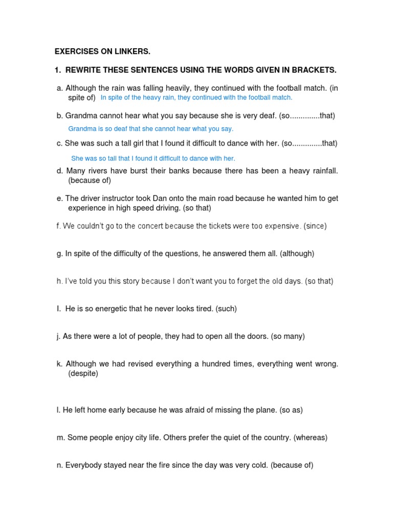 Exercises On Linkers 2 | PDF