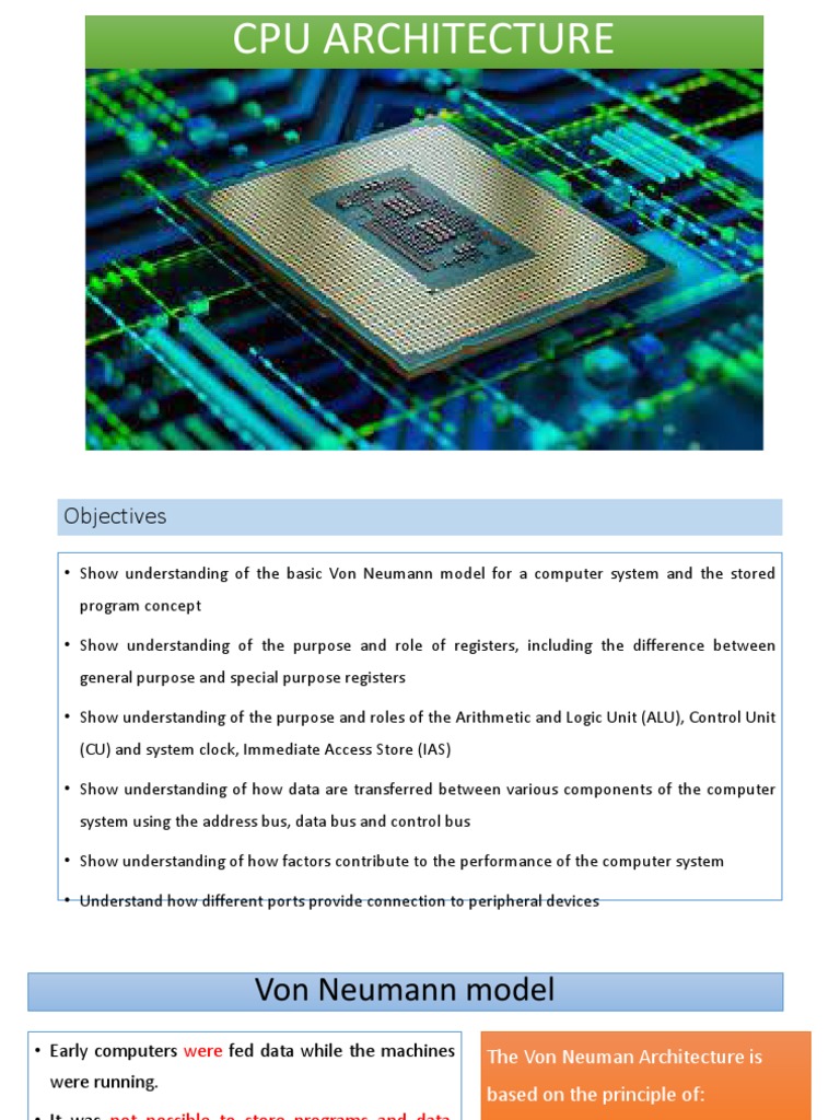 Cpu Architecture | PDF | Central Processing Unit | Usb