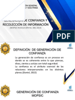 Tema. Generacion Deconfianza y Recolección de Información.