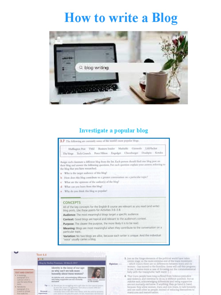 How To Write A Blog | PDF | Refugee | Blog
