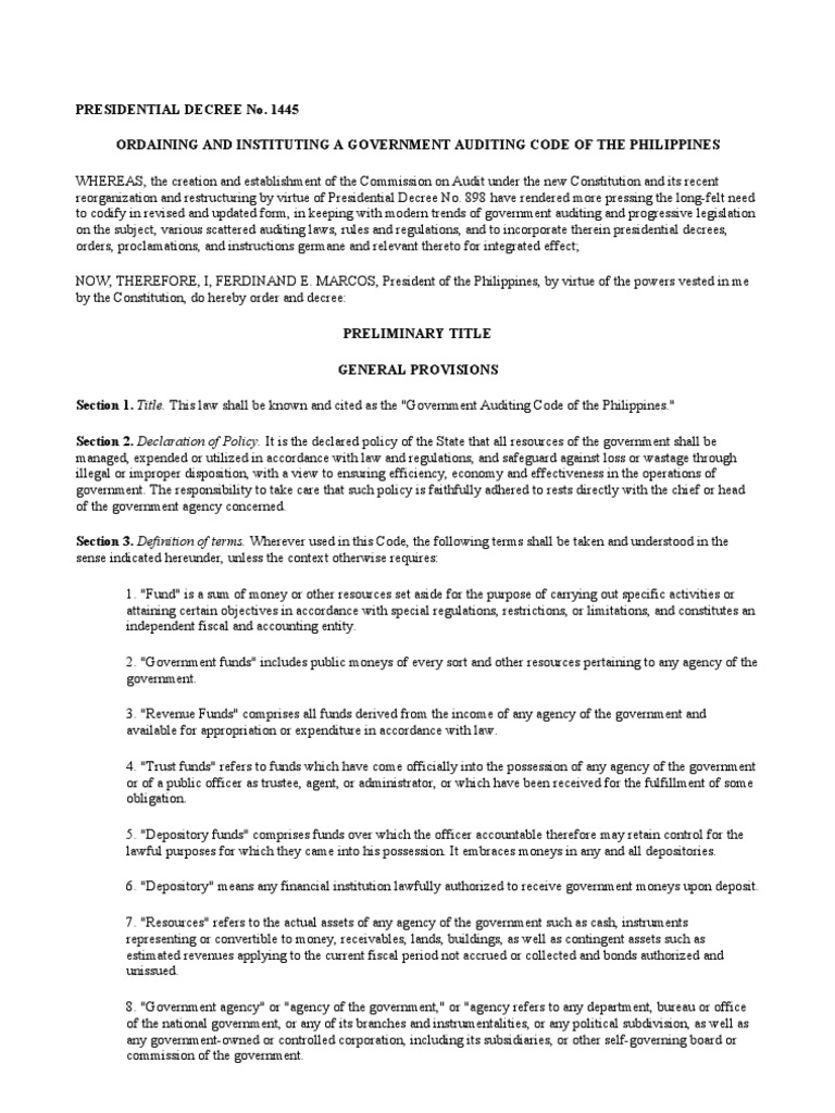 PD 1445 | PDF