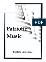 Patriotic Music - Baritone Saxophone