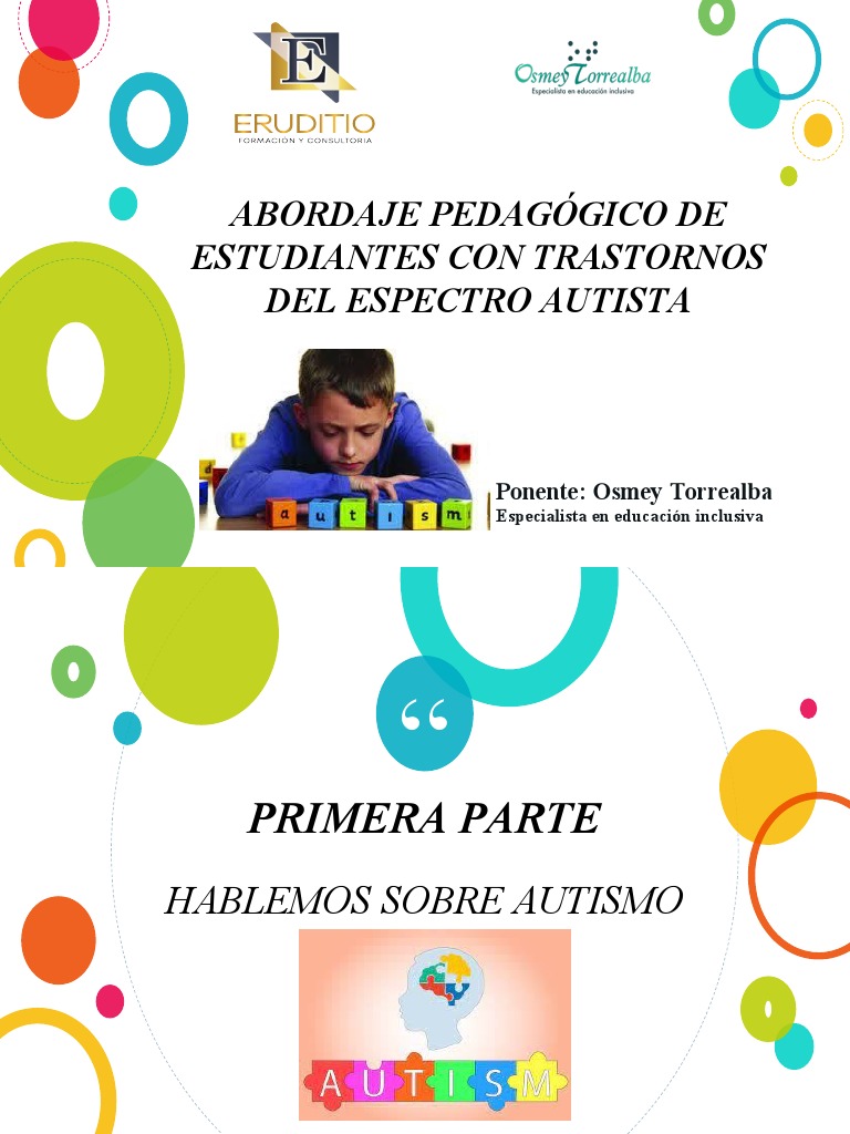 Estrategias Educativas para Autismo | PDF | Espectro autista | Síndrome ...
