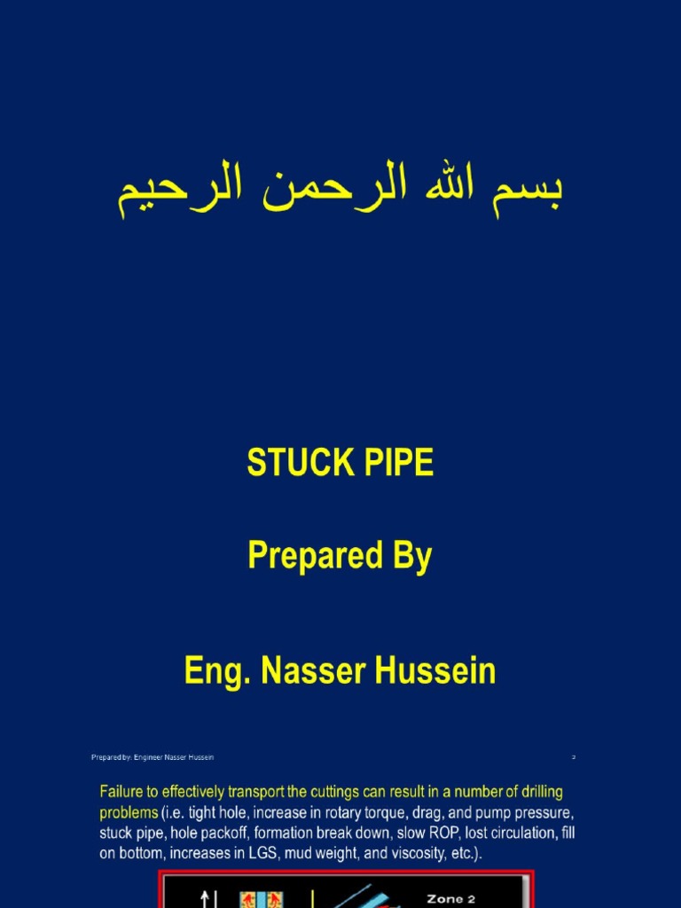 002 Stuck Pipe Course Hole Cleaning C PDF