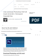 Free Download Photoshop CS6 Full Crack 32 - 64 Bit + Permanent Copyright Key