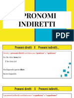 Presentazione Pronomi Indiretti