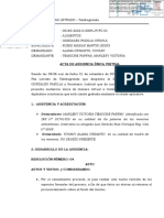 ACTA AUDIENCIA - Exp. 00185-2022-0-2009-JP-FC-01 - Resolución - 04706-2022