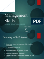 Self Management Skills