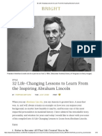 32 Life-Changing Lessons To Learn From The Inspiring Abraham Lincoln