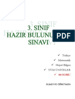 Sinif Hazir Bulunuşluk Sinavi-Sümeyye Öğretmeni̇